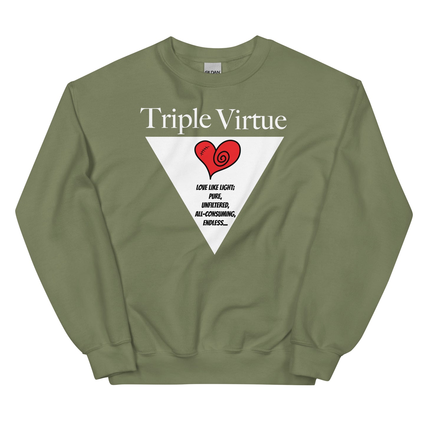 Triple Virtue Sweatshirt (Multiple Colors)