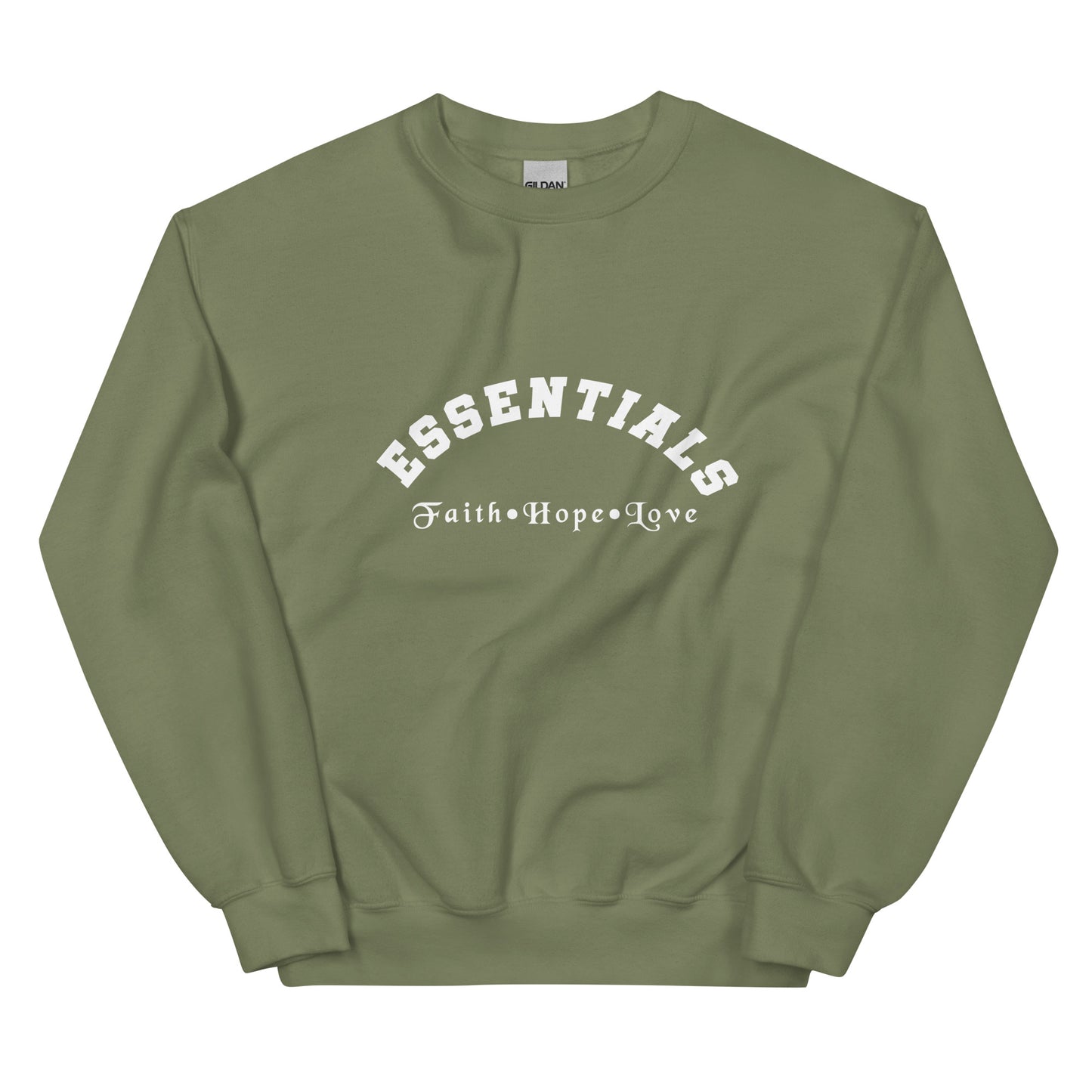 Essentials Sweatshirt (White Logo on Multiple Colors)